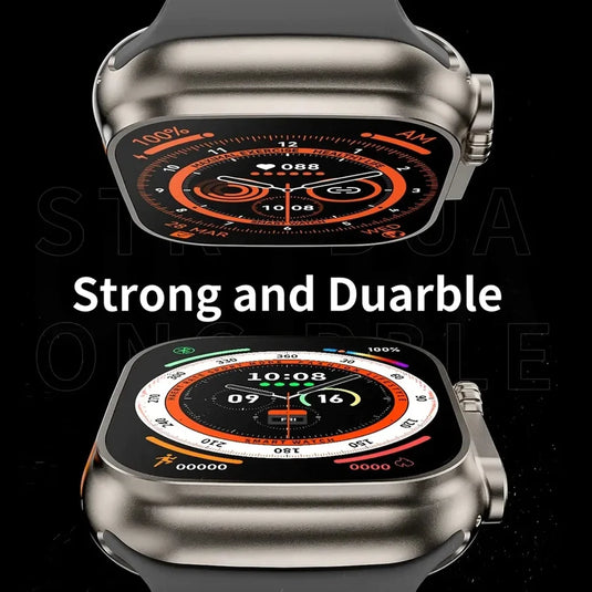 Y80 Ultra Smart Watch With 8 Straps 2.02inch Special Package Smartwatch