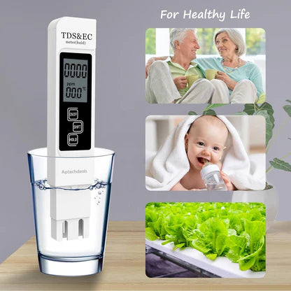 Water Quality Tester TDS Meter - Digital Water Purity Monitor for Drinking Water