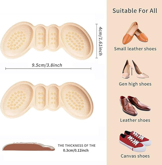 Back Shoe/Sandal Insoles for Adjust Size Foot Pain Relief and Comfort - Pack of 4️⃣ / 6️⃣ / 8️⃣ Pairs