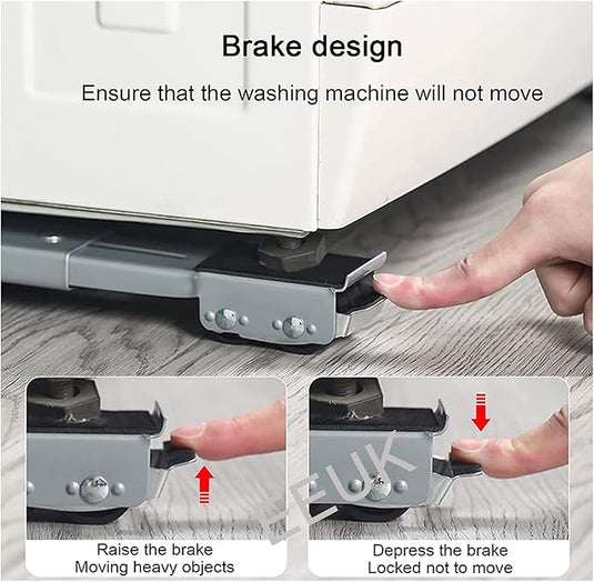 (Free Home Delivery)SmartMove Heavy Duty Washing Machine Base Stand 🛠️✨