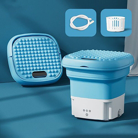 Portable Mini Folding Washing and Spin Dryer Machine (Free home delivery)