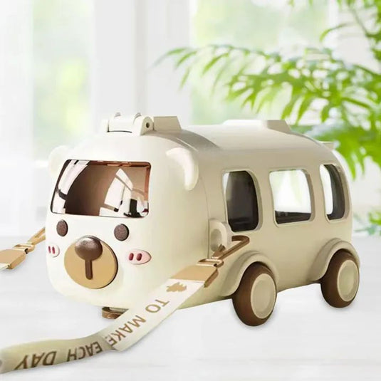 Bus Water Bottle 500ml Water Drinking Bottle for Child Travel