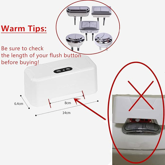 😍1st Time In Pakistan Automatic Sensing Toilet Flush Button, Touchless Smart Toilet Sensor (Free Home Delivery)