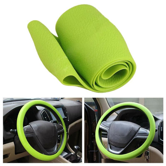 Soft Silicone Car Steering Wheel Cover Non-Slip Car Decoration Steering Wheel Cover