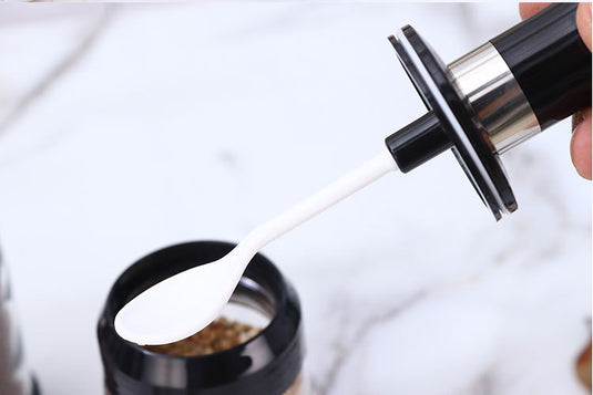 (pack of 3) Glass Seasoning Tank Kitchen Spice Kit Bottles Pepper Spoon Seasoning Jars Oil Brush Honey Container Food Storage Container