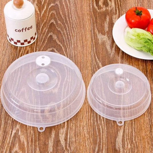Dustproof Microwave Oven Dish Plate Steam Splash proof Cover Food