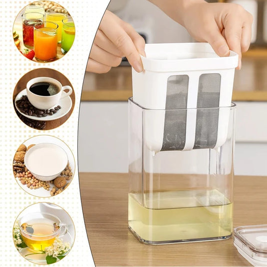 ( FREE HOME DELIVERY ) Homemade Greek Yogurt Maker 1100ml | Multipurpose Food Filter Strainer