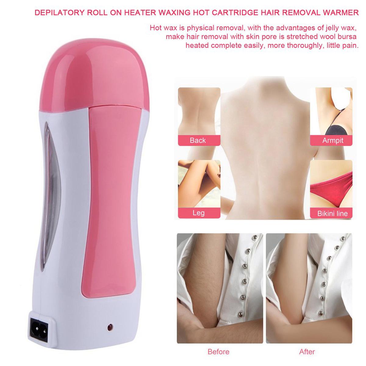 3-in-1 Electric Depilatory Roll On Wax Heater Roller Hair Removal Depilation machine