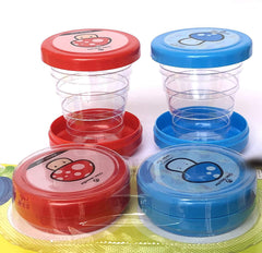 (Pack of 2) Portable Folding Collapsible Magic Cup