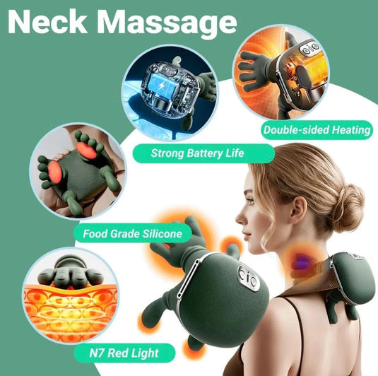 FREE HOME DELIVERY | OPEN & CHECK BEFORE PAYMENT | Electric Neck & Shoulder Massager
