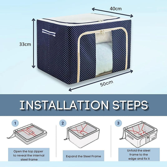 [FREE DELIVERY] 66L Multi-Functional Foldable Clothes Storage Bag