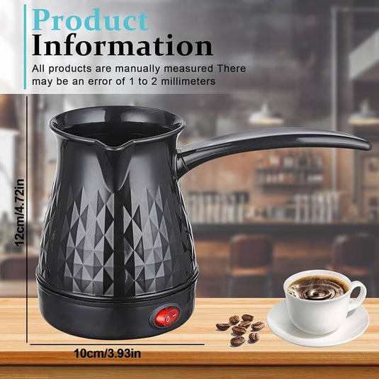 (FREE DELIVERY) Portable Electric Turkish Coffee Pot & Tea Kettle – 0.5 Liter & Corded – 600W