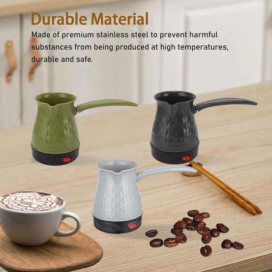 (FREE DELIVERY) Portable Electric Turkish Coffee Pot & Tea Kettle – 0.5 Liter & Corded – 600W