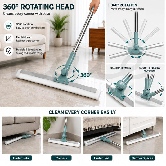 ( FREE HOME DELIVERY ) Magic Broom – 180° Rotating Floor Cleaner