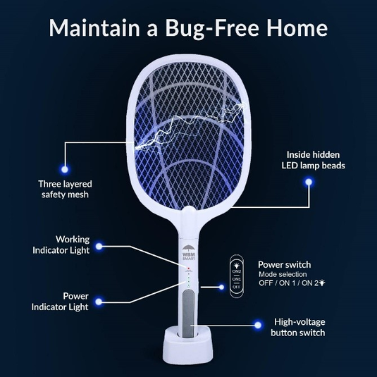 Electric Rechargeable Mosquito Killer Racket