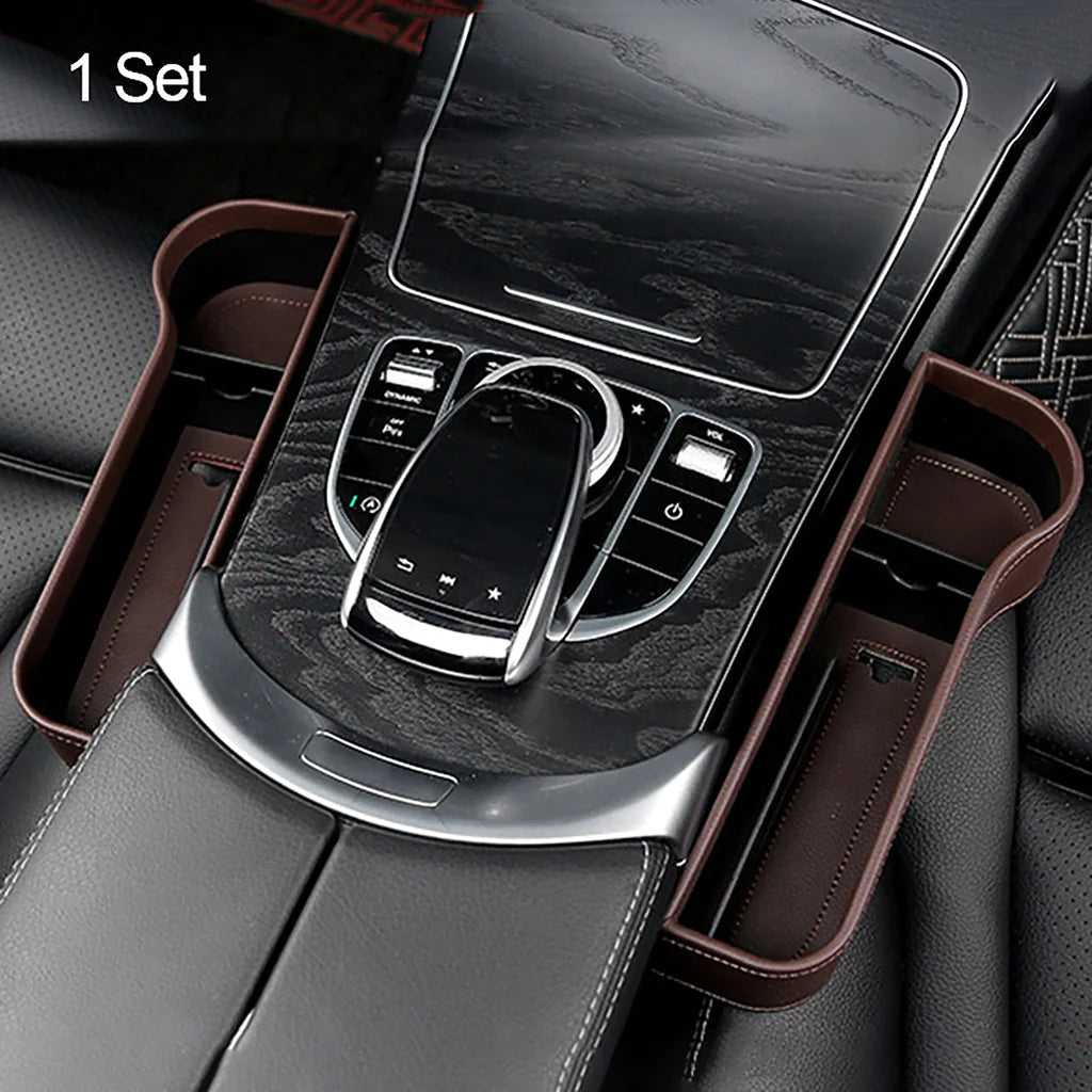 1 Pair (2PCS) Car Seat Gap Storage Box For Wallet Phone Cigarette Stowing Tidying
