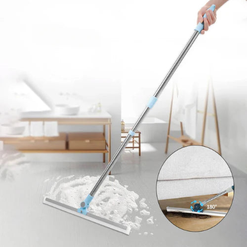 ( FREE HOME DELIVERY ) Multifunctional Magic Broom Sweeper Magic Broom Silicone Floor Wiper-180° Rotating Squeegee