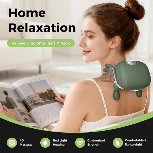 FREE HOME DELIVERY | OPEN & CHECK BEFORE PAYMENT | Electric Neck & Shoulder Massager