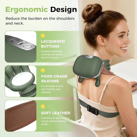 FREE HOME DELIVERY | OPEN & CHECK BEFORE PAYMENT | Electric Neck & Shoulder Massager