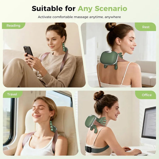 FREE HOME DELIVERY | OPEN & CHECK BEFORE PAYMENT | Electric Neck & Shoulder Massager