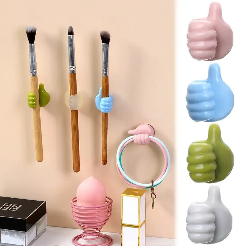 (Pack of 20) Silicone Thumb Hooks Clip Cable Holder