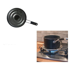 A Slow Fire Ring Aluminum Heat Diffuser w / Handle distributer Pots Kitchen Double Boiler Gadget