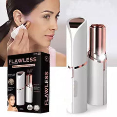 Flawless Facial Hair Removal for Women Painless & Clean Hair Remover for Face AA Cell Operated Ladies Electric Shaver