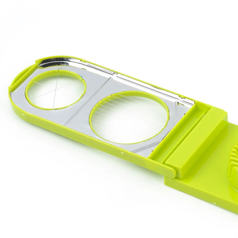 2 In 1 Plastic Egg Cutter Egg Slicer with 2 Slicing styles