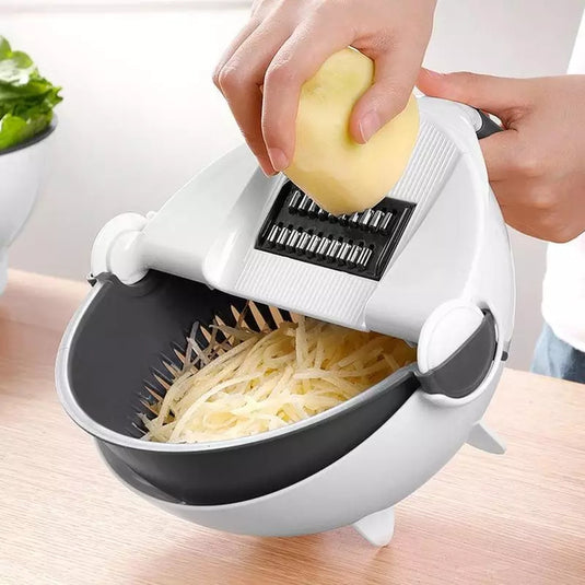 Multifunctional Vegetable Cutter With Drain Basket [free home delivery]