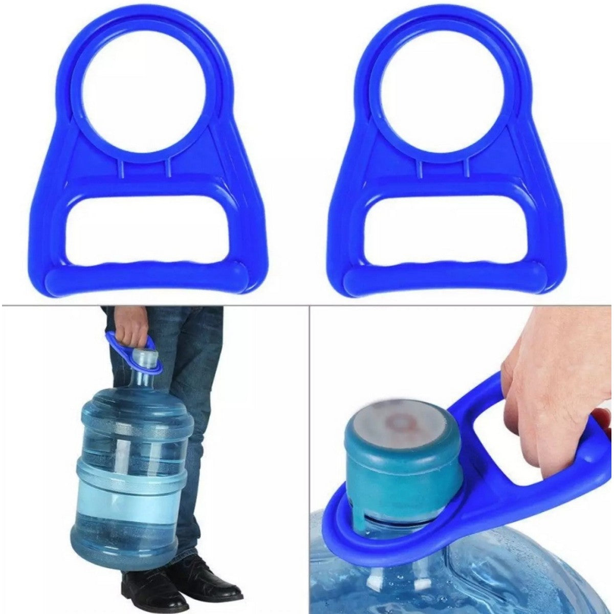 (Pack of 2) Bottle Handle PC 19 Liter 5 Gallon High Quality Plastic Grip Water Bottle Handle Bottle Lifter – Easy Lifting