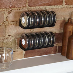 Cylinder Spice Rack Seasonings Tray-Set Of 6