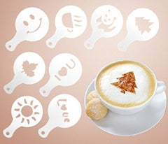 16 Pcs Coffee Decorating Stencils, Create Professional Designs