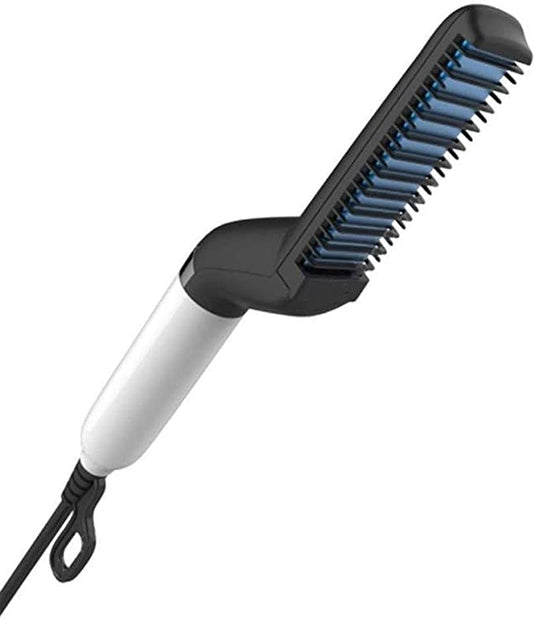 Multifunctional Hair Comb Curling Iron Hair Volumize Flatten Side and Straighten Hair
