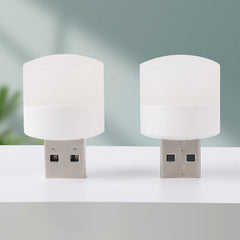 ( Pack of 10)  Mini USB LED Light Bulbs | White | Universal For Laptops, Power Bank & Other Usb Ports