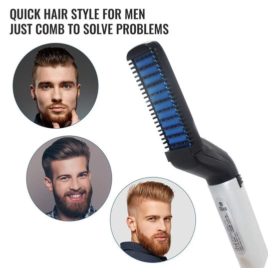 New Multi functional Hair Curling Curler Show Cap Tool brush Styling Accessories Men Quick Hair & Beard Straightener Styler Comb
