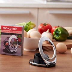 Egg Cutter Heavy Duty for Strawberry Fruit Garnish Slicer, Stainless Steel Wire with 3 Slicing Styles,
