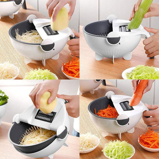 Multifunctional Vegetable Cutter With Drain Basket [free home delivery]