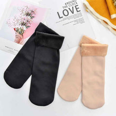 2 Pairs Ladies Velvet Cashmere Warm Socks For Ladies– Thick Wool Socks for Autumn, Winter, Spring