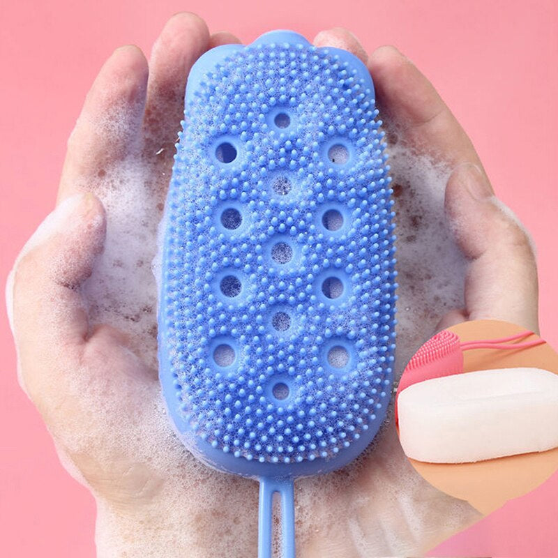 Shower Tools Washing Pad Bubble Multi Function Scrubbing Artifact Silicone Bath Brush Double-sided Soft Massage