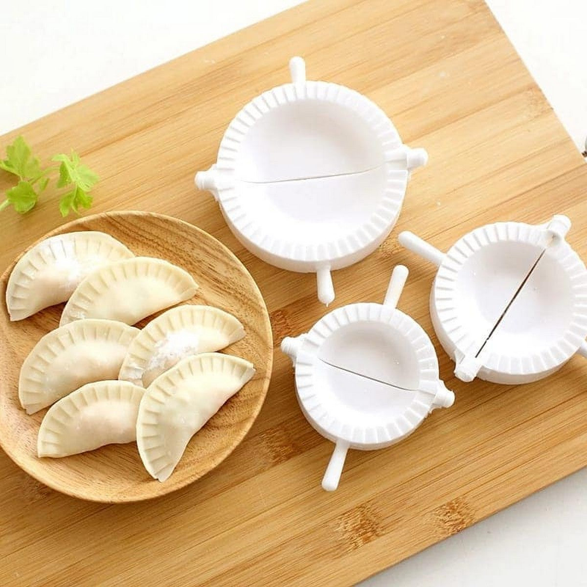 Pack of 3 Different sizes samosa maker samosa shaper- Dumpling Press Mold