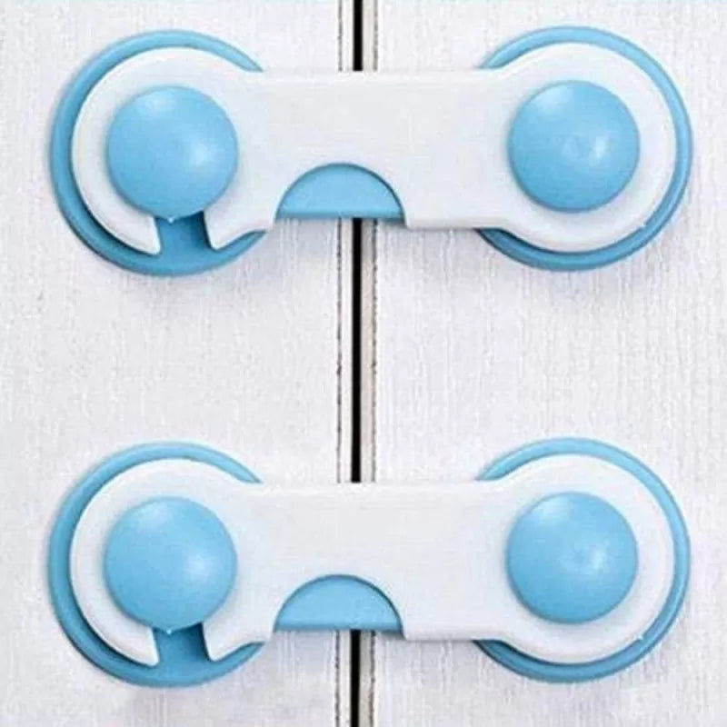 (Pack of 6) Baby Drawer Cabinet Cupboard Baby Safety Locks Kids Plastic Infant Protection For Cabinet Refrigerator Window Closet