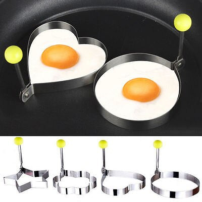 Egg Molds Stainless Steel 4 pcs Set for Kitchen